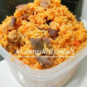 Meaty jollof