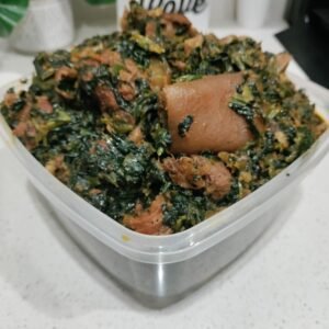 Goat meat Vegetable soup/Edikaikong