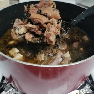 Goat meat peppersoup