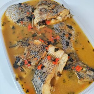 Tilapia fish peppersoup
