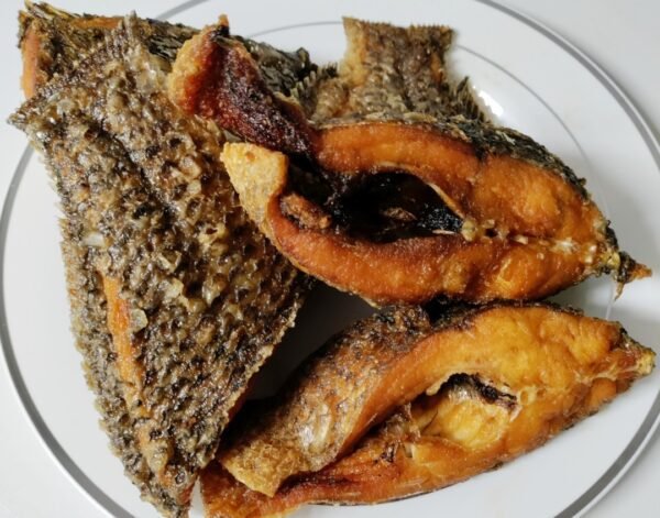 Fried tilapia fish