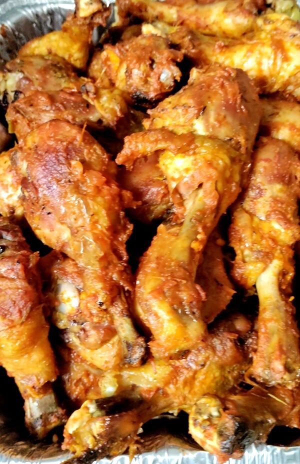Baked drumstick