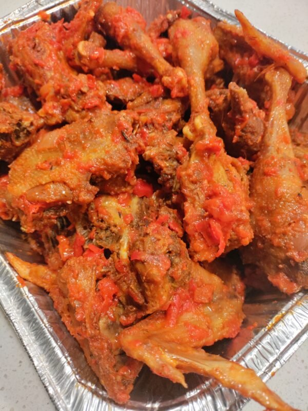 Peppered chicken (hard chicken)