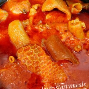 Assorted Buka stew with cow leg
