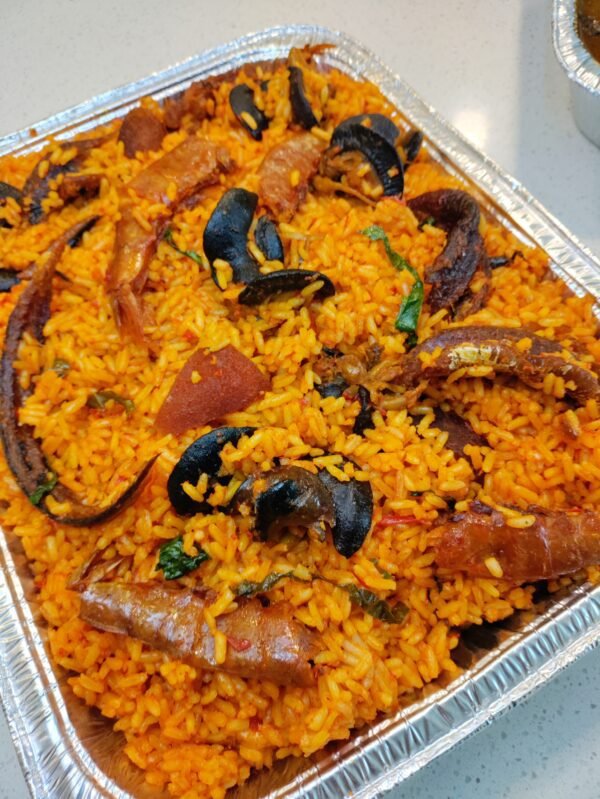 Native jollof/palm oil rice